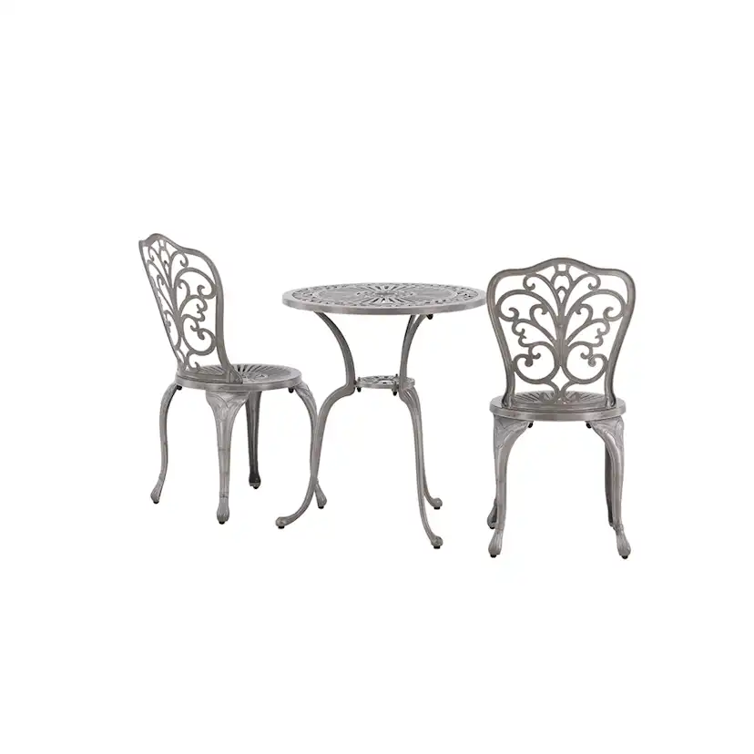 Cafégrupp Venture Home Nandin ø60 cm med 2 Trädgårdsstolar Utomhus