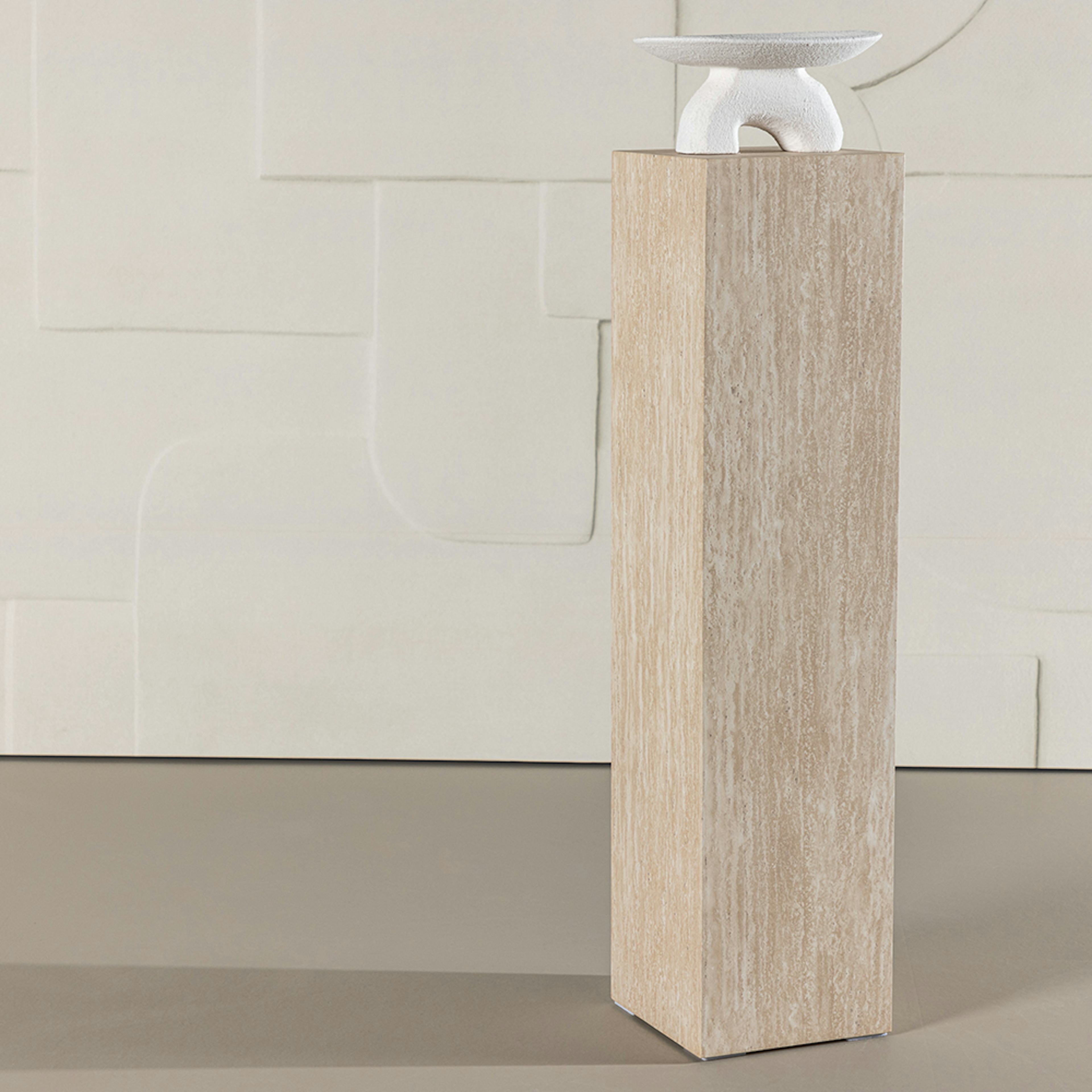 Piedestal Vind Ramsvik Travertine 95 cm