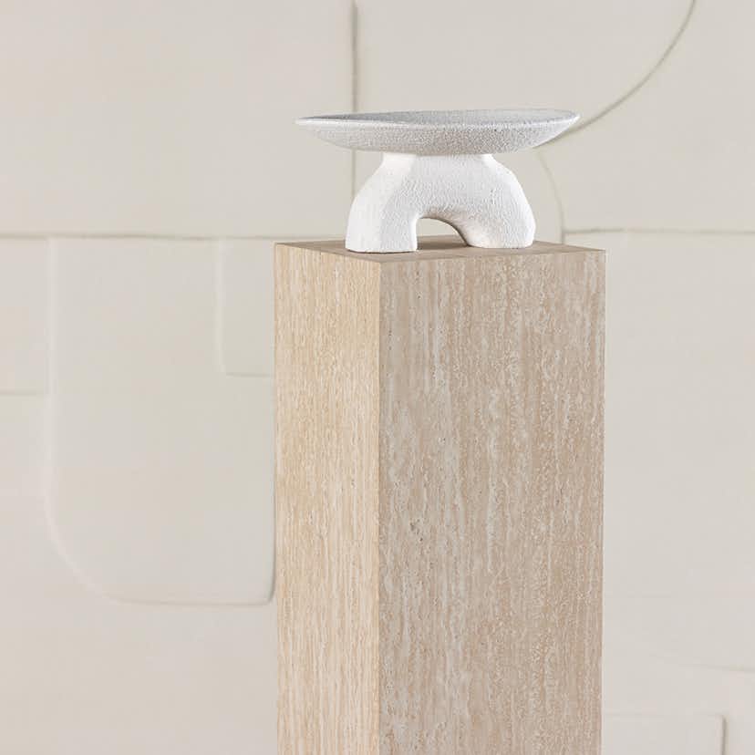 Piedestal Vind Ramsvik Travertine 95 cm