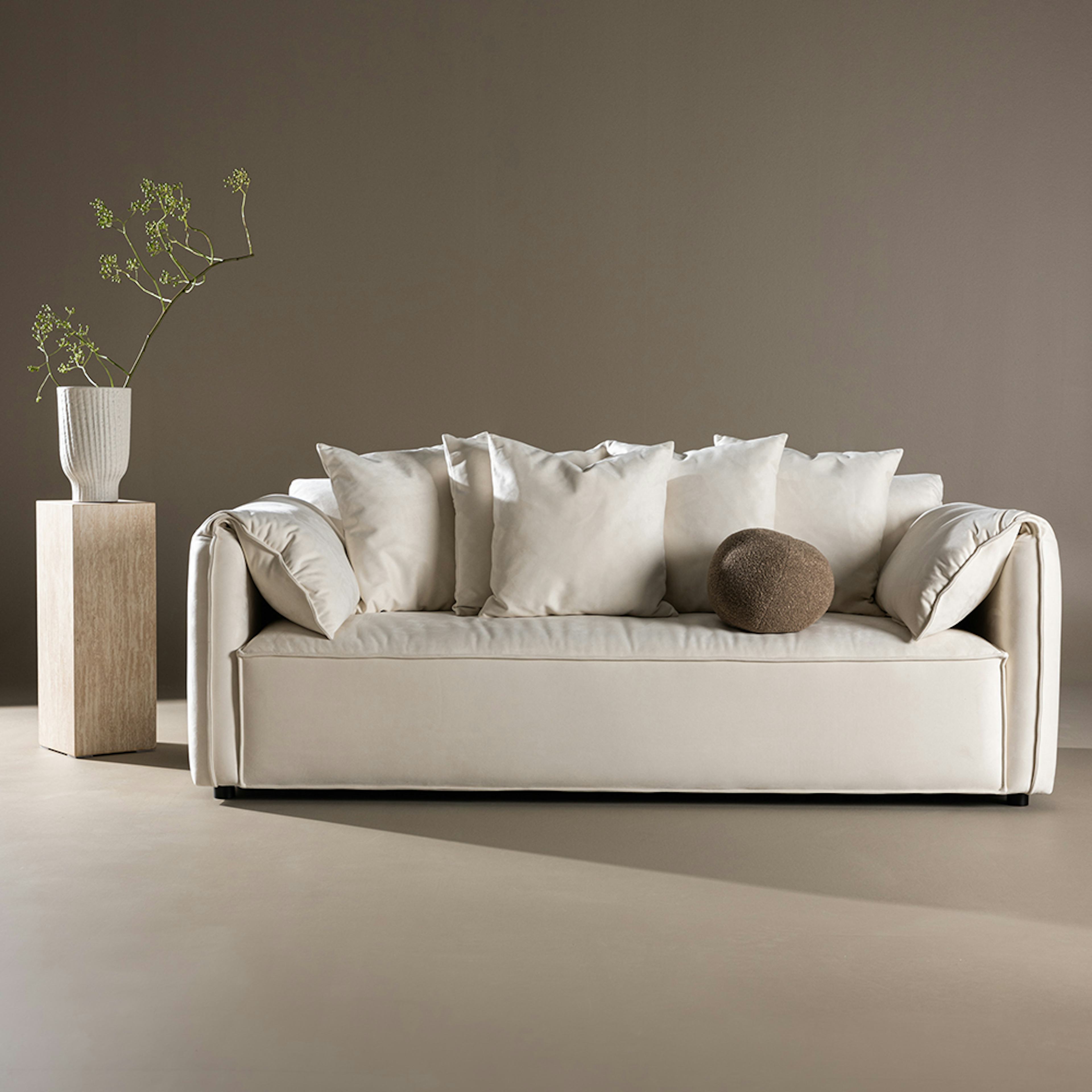 3-Sitssoffa Vind Torekov Vit 202 cm