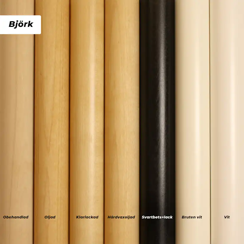 Ändknopp Herrljunga Ledstångsfabrik Svarvad K10 Björk