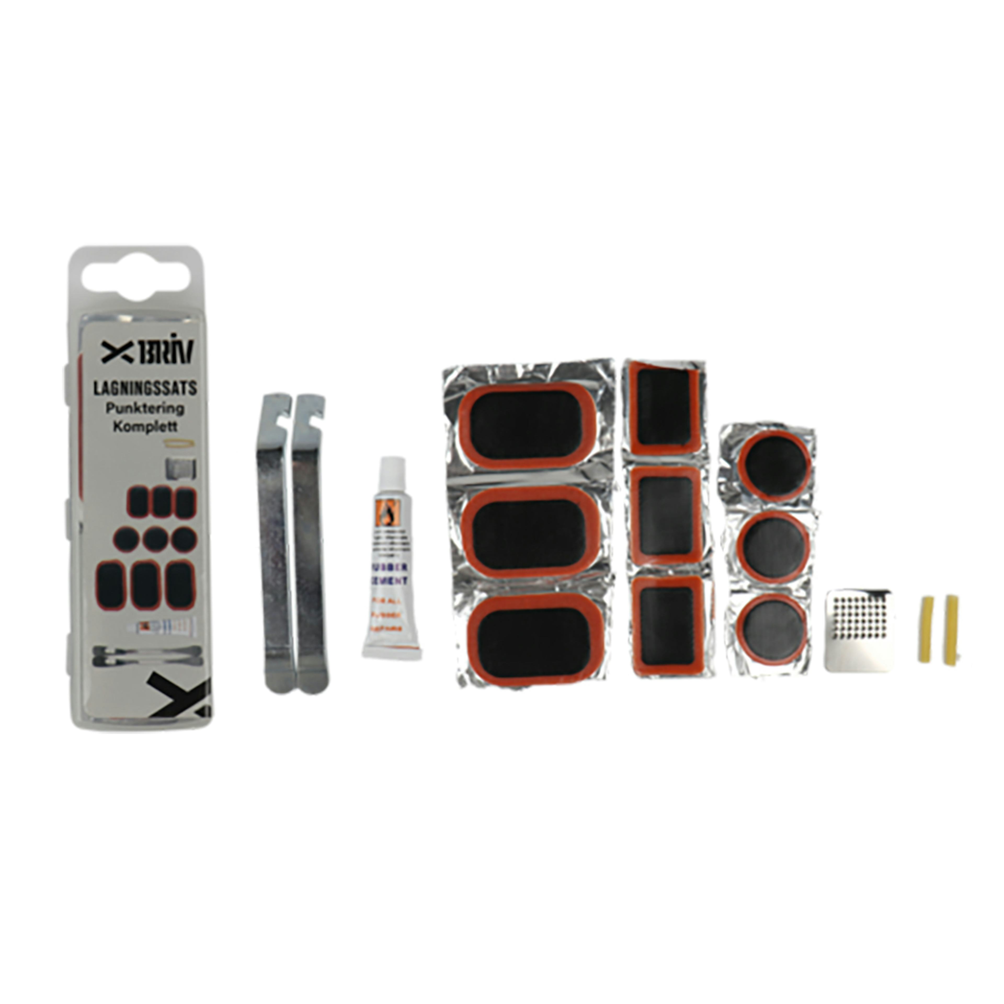 Lagningssats Briv Komplett Till Cykel Däcklagning & Reparation