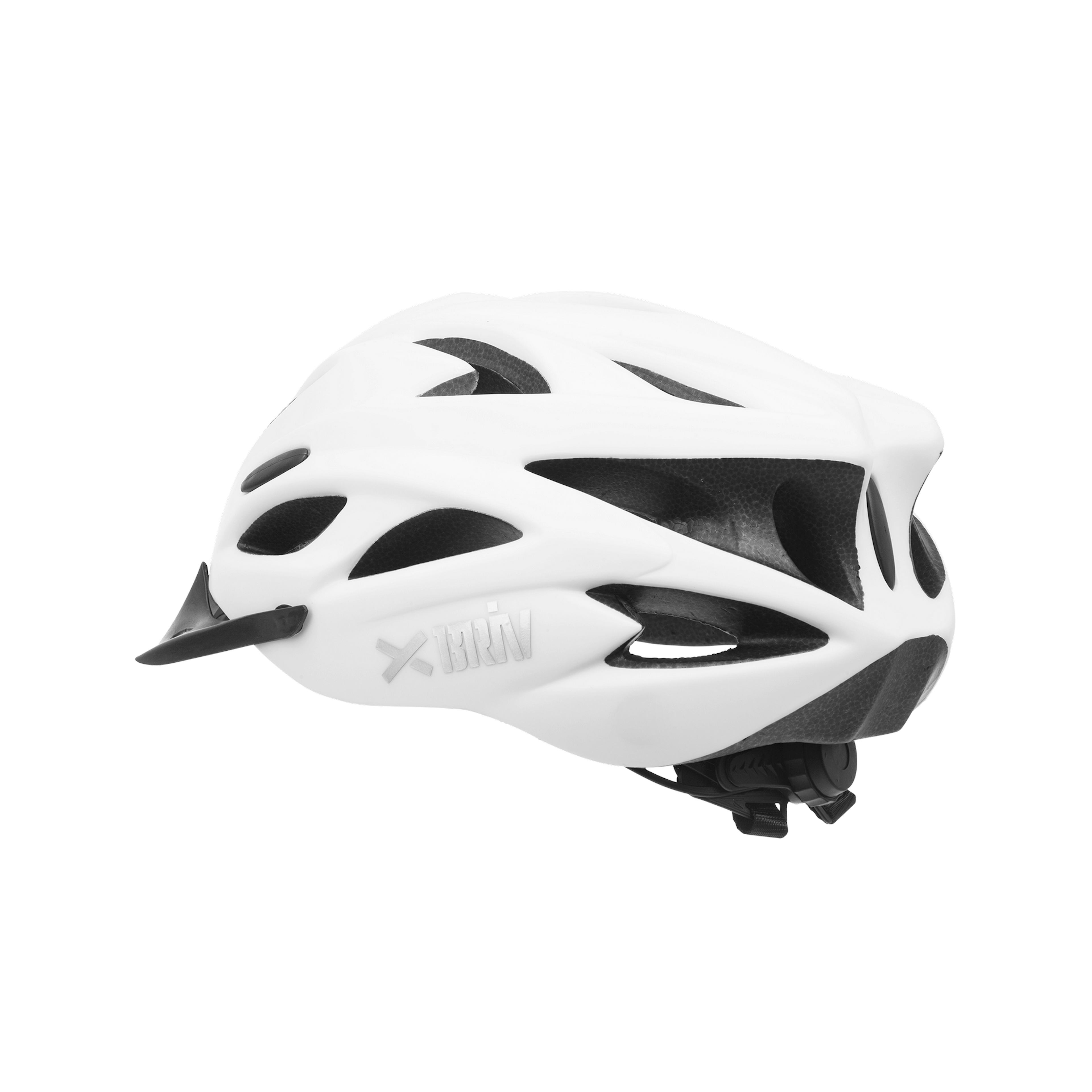 Cykelhjälm Briv Inmold Std Mattvit Medium