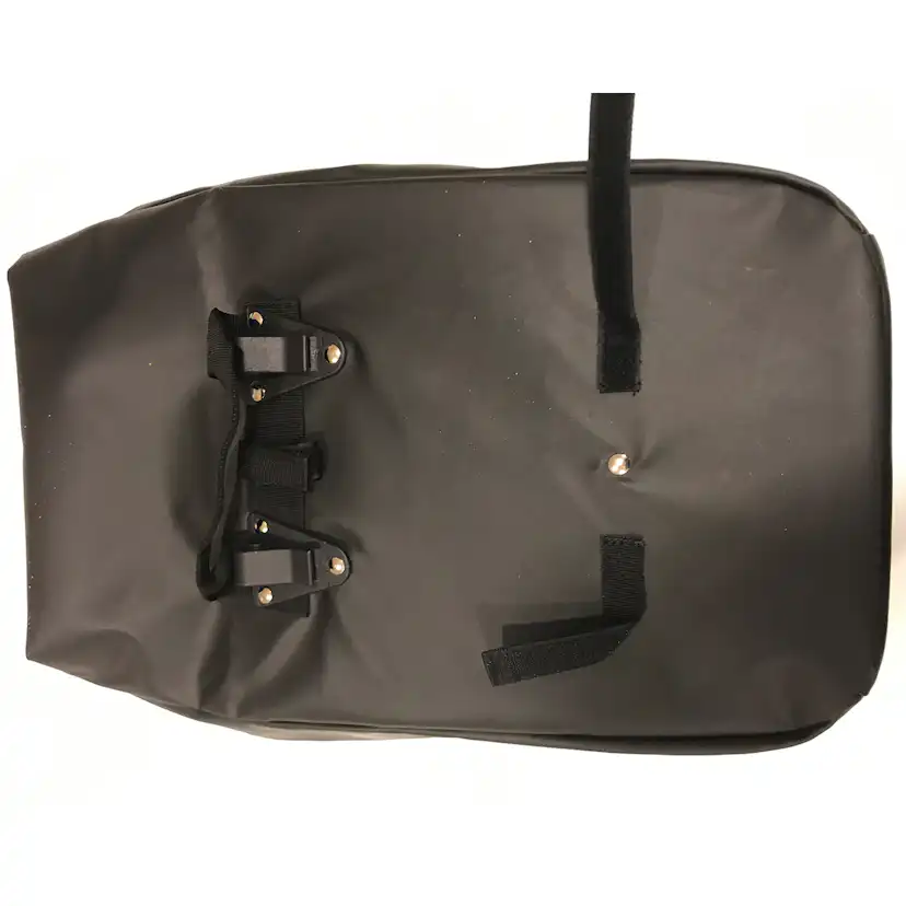 Pakethållarväska Briv Vattentät Svart