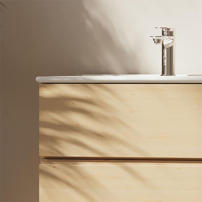 Tvättställsskåp Svedbergs Poem Ram 450 med 2 Lådor