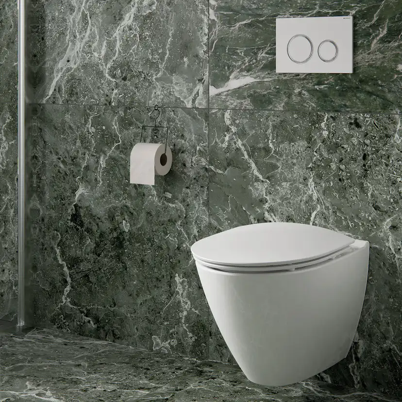 Vägghängd Toalettstol Ifö Spira Art 6245 Rimfree