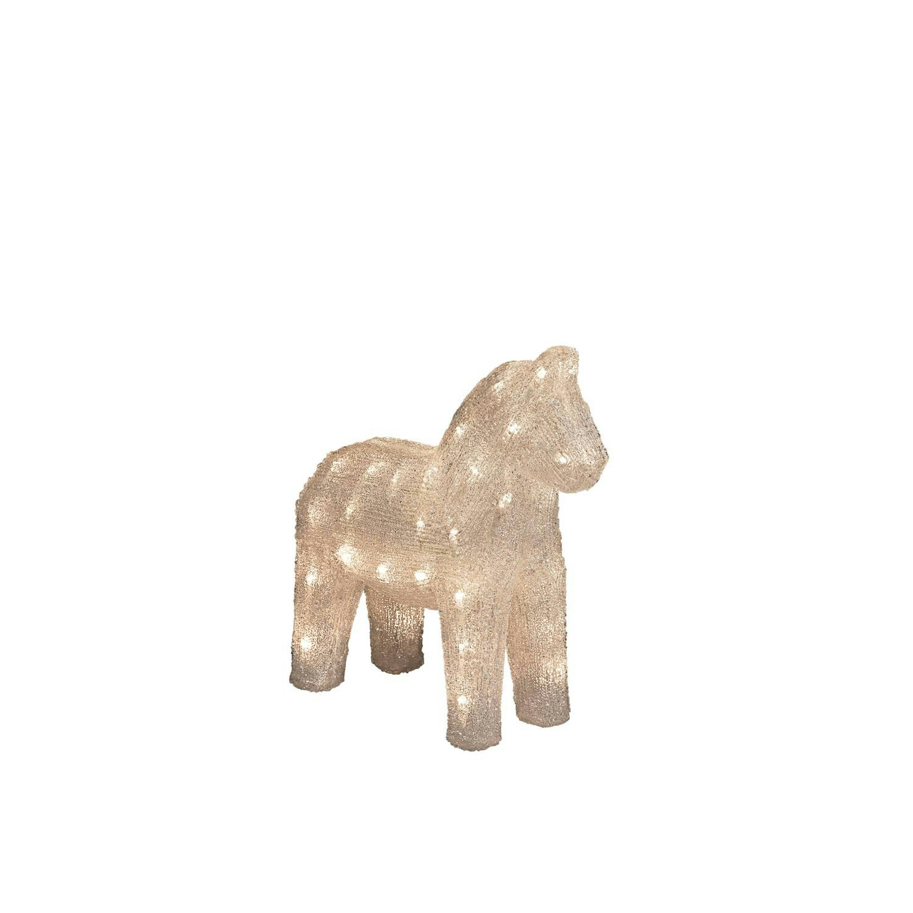 Ljusdekoration Gnosjö Konstsmide Häst Akryl 32 cm 48 LED