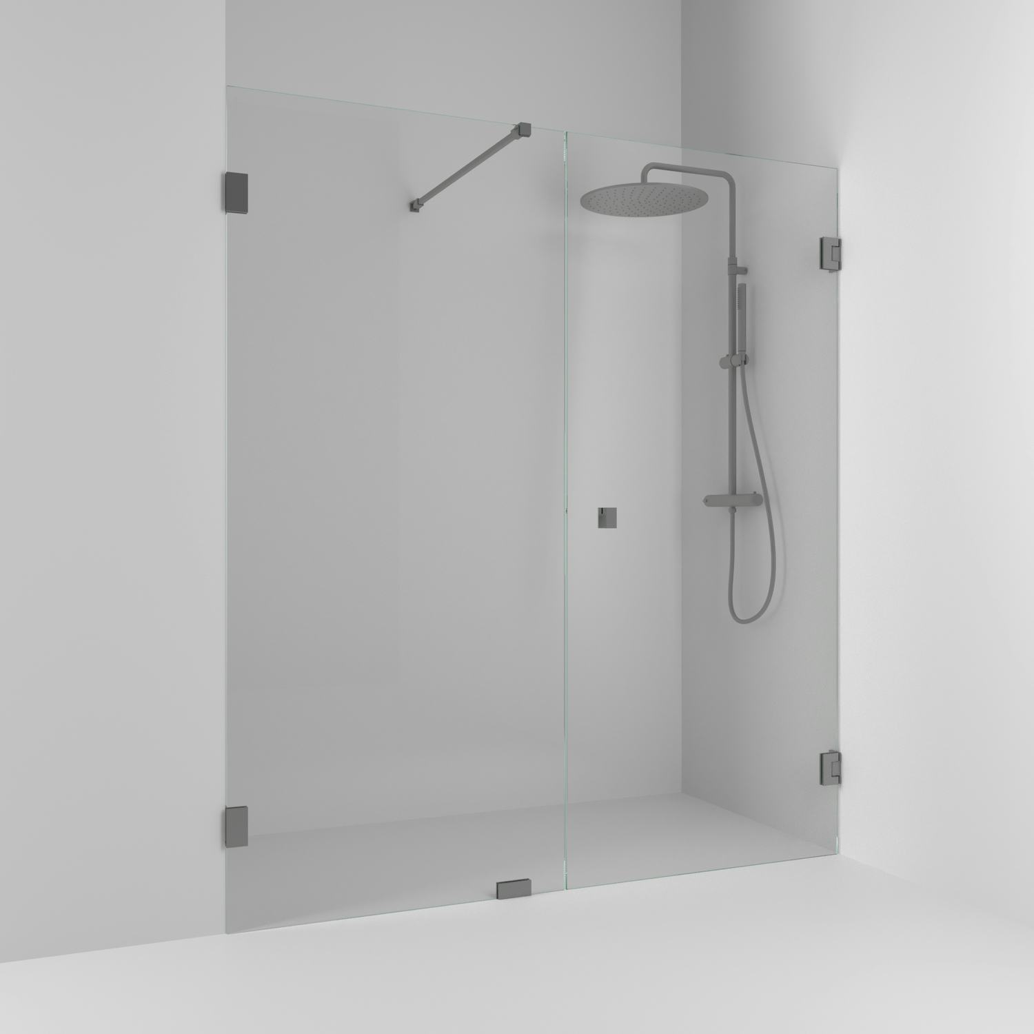 Duschdörr Svedbergs 180° Rak Kombi