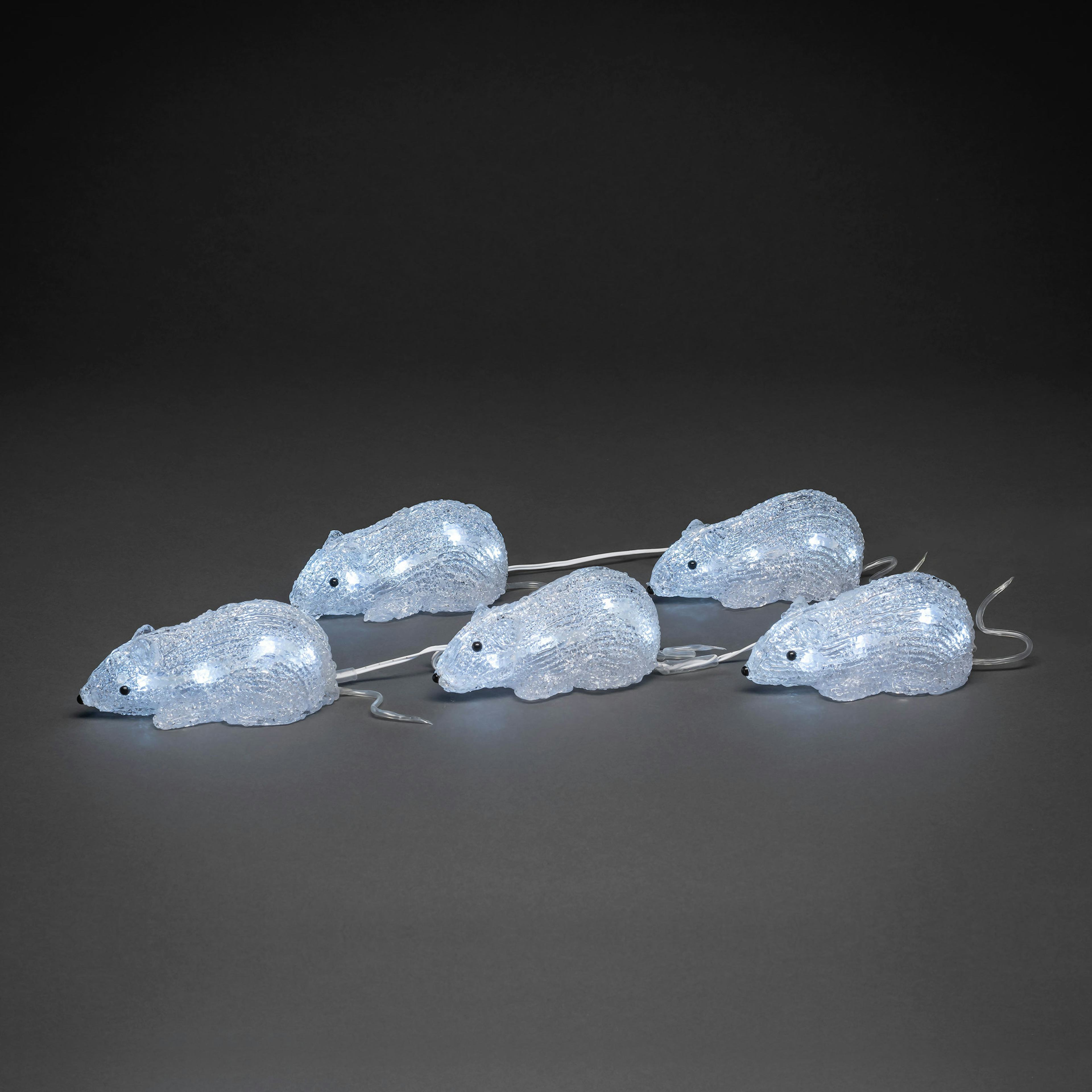 Dekorationsbelysning Gnosjö Konstsmide Möss