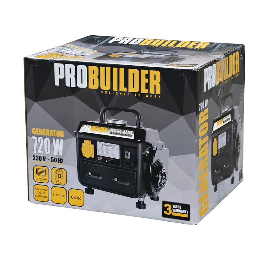 Elverk Probuilder 650W /Max 720W (Schuko) 63 cc