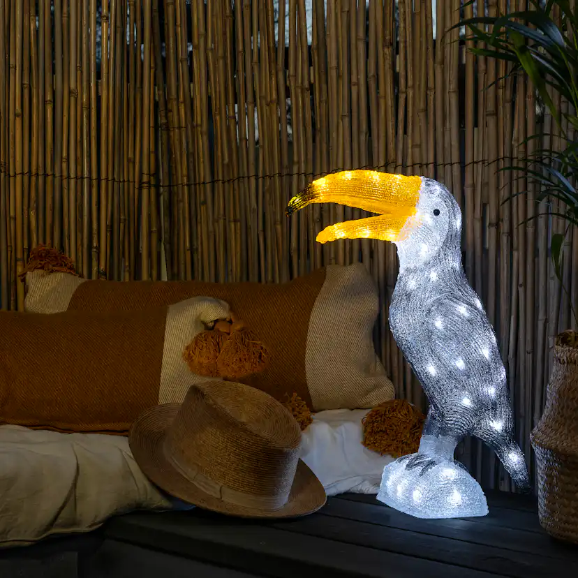 Dekorationsbelysning Gnosjö Konstsmide Tukanfågel