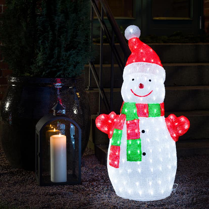 Dekorationsbelysning Gnosjö Konstsmide Snögubbe LED