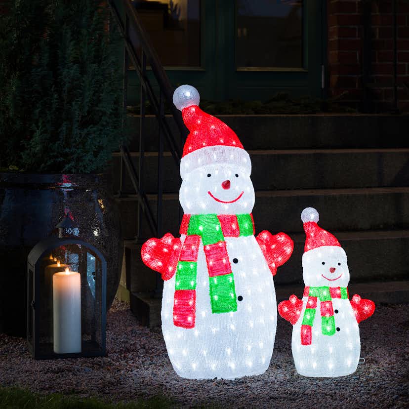 Dekorationsbelysning Gnosjö Konstsmide Snögubbe LED
