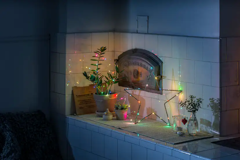 Ljusslinga Gnosjö Konstsmide Micro-LED Flerfärgad