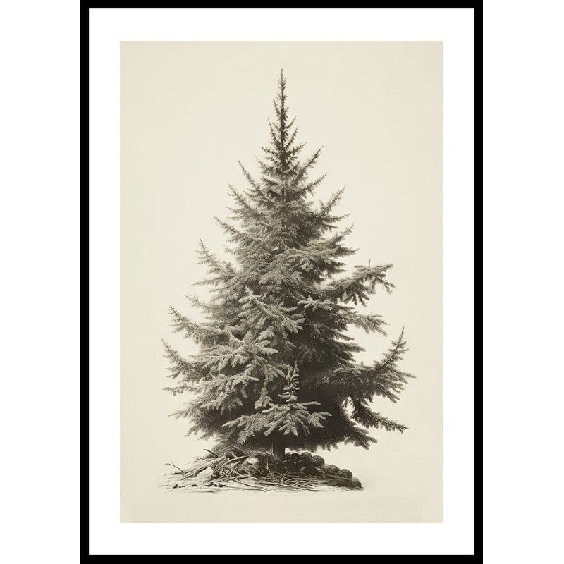 Poster Gallerix Vintage Fir Tree