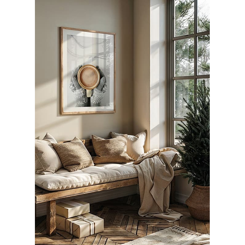 Poster Gallerix Mittens And Hot Chocolate