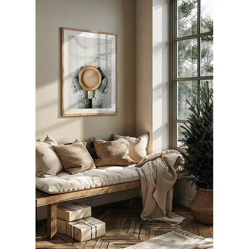 Poster Gallerix Mittens And Hot Chocolate