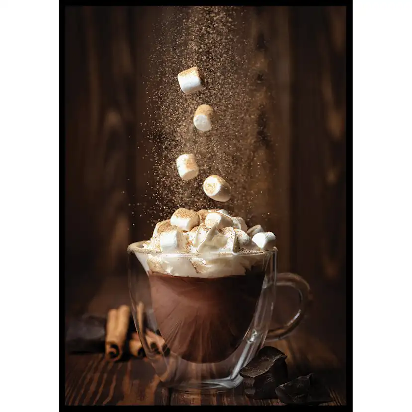Poster Gallerix Hot Chocolate Marshmallows No4