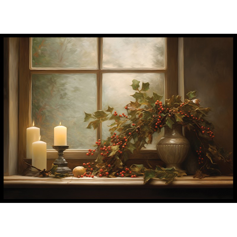 Poster Gallerix Candles In The Window