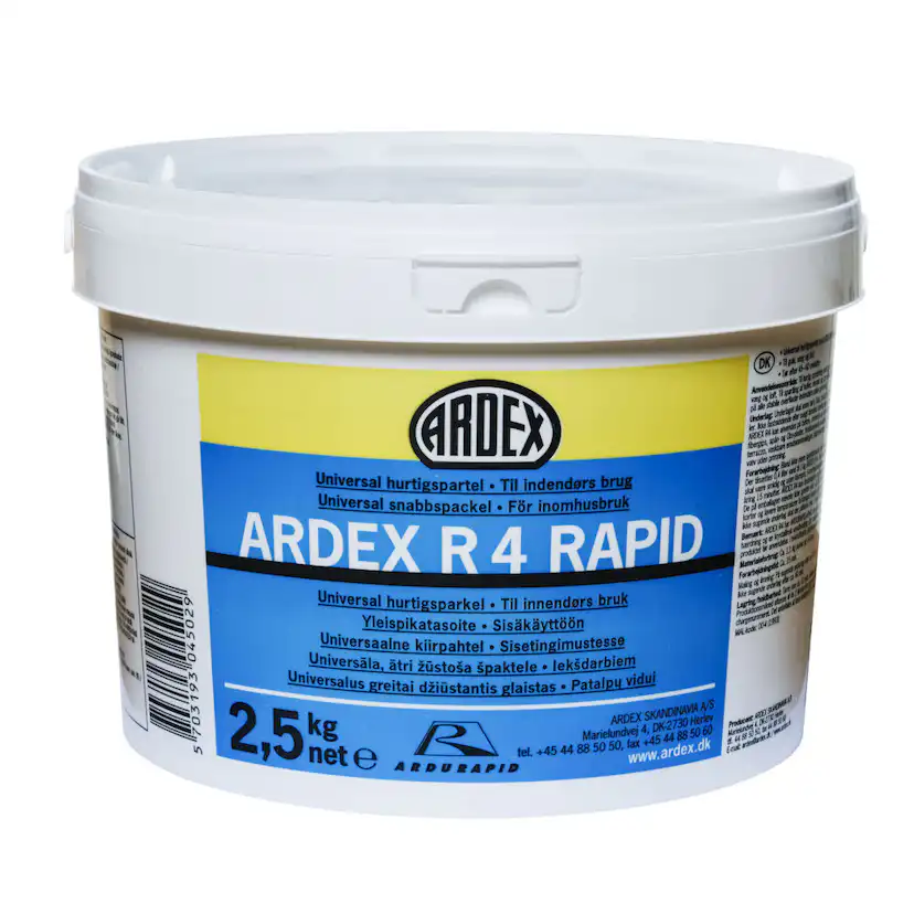 Väggspackel Ardex R4 Rapid 2,5 kg
