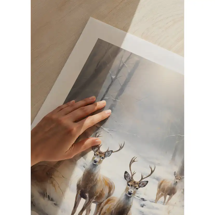 Poster Gallerix Roe Deer In Winter No1