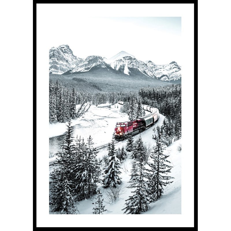 Poster Gallerix Winter Train No2