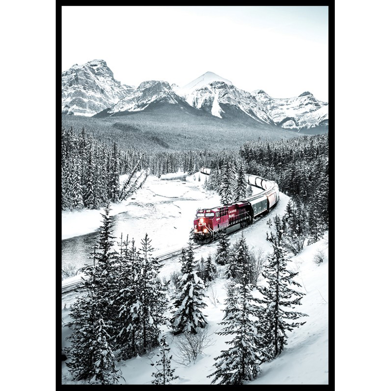 Poster Gallerix Winter Train No2