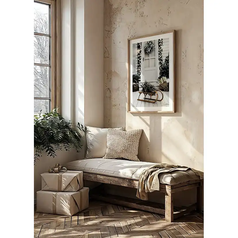 Poster Gallerix Spruce And Sleigh