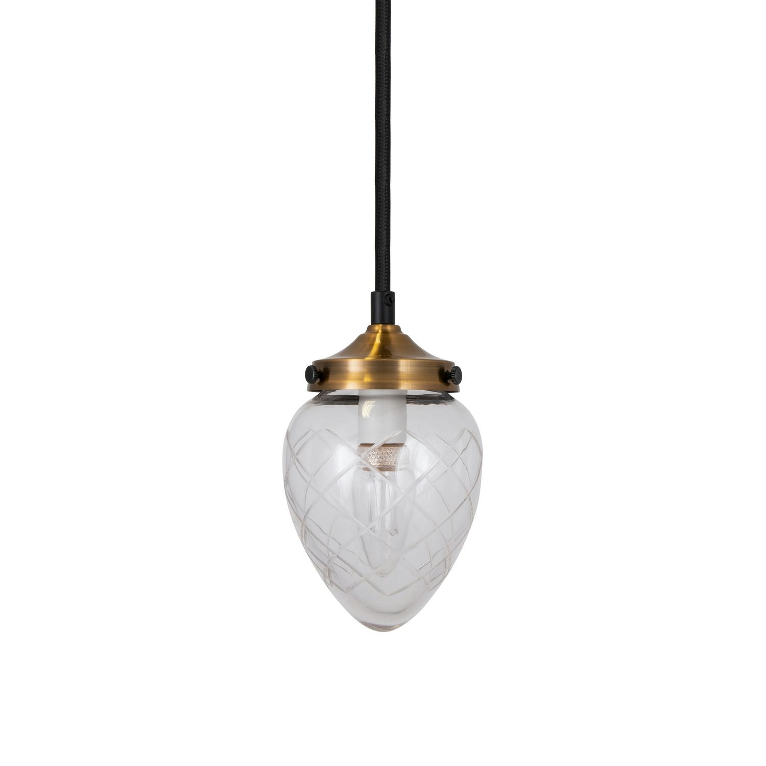 Taklampa Globen Lighting Juni Slipad