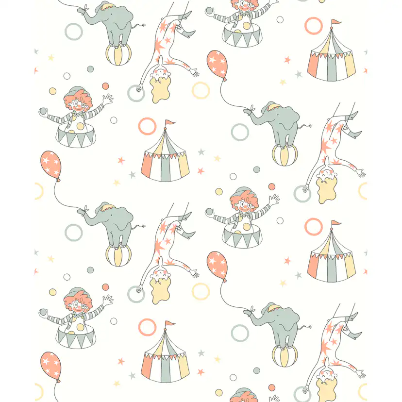 Tapet Fiona Circus 640613