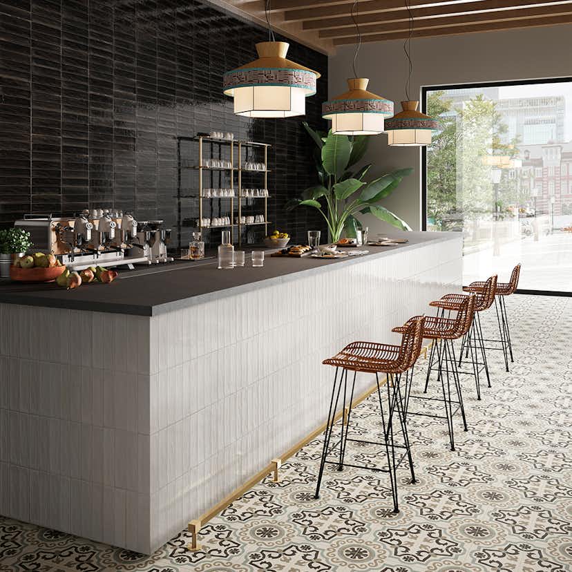 Klinker Lhådös Monza Black 6x24 cm