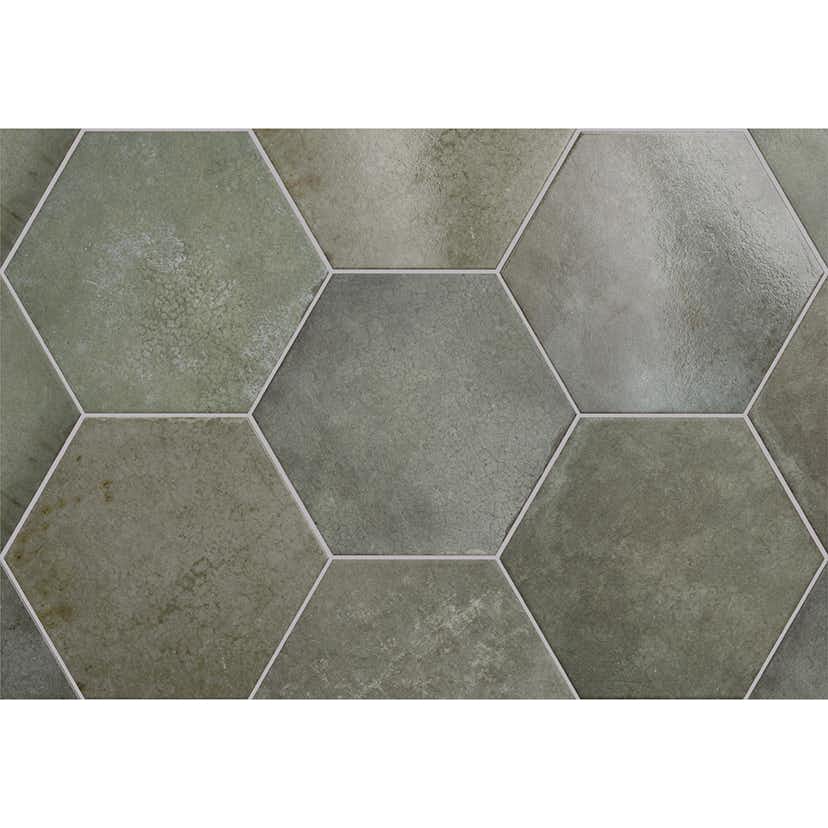 Klinker Lhådös Story jungle hexagon 17,5x20 cm