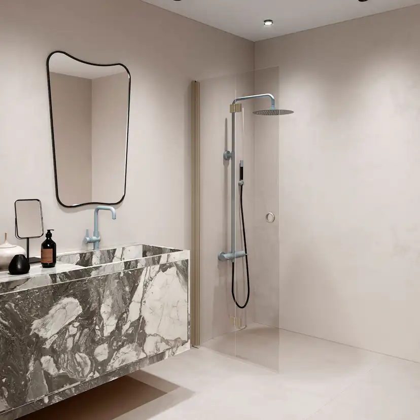 Duschdörr Hietakari Forma 303 Vikbar