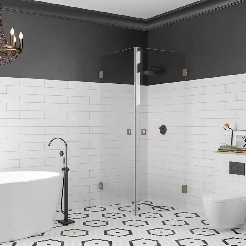 Duschhörn Hietakari Vetro 543 Vändbara Dörrar