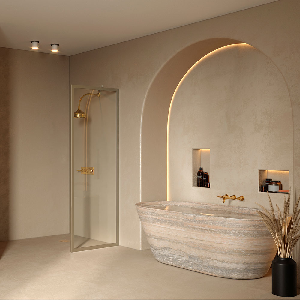 Duschvägg Hietakari Bläk 731 New York Fast