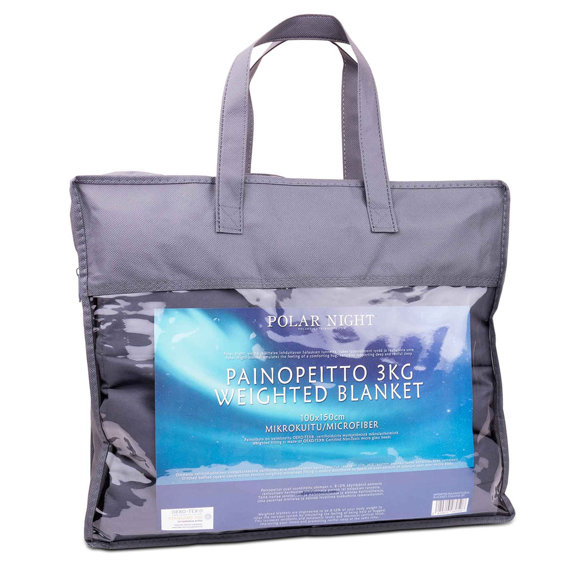 Tyngdtäcke Polar Night Barn 100x150 cm