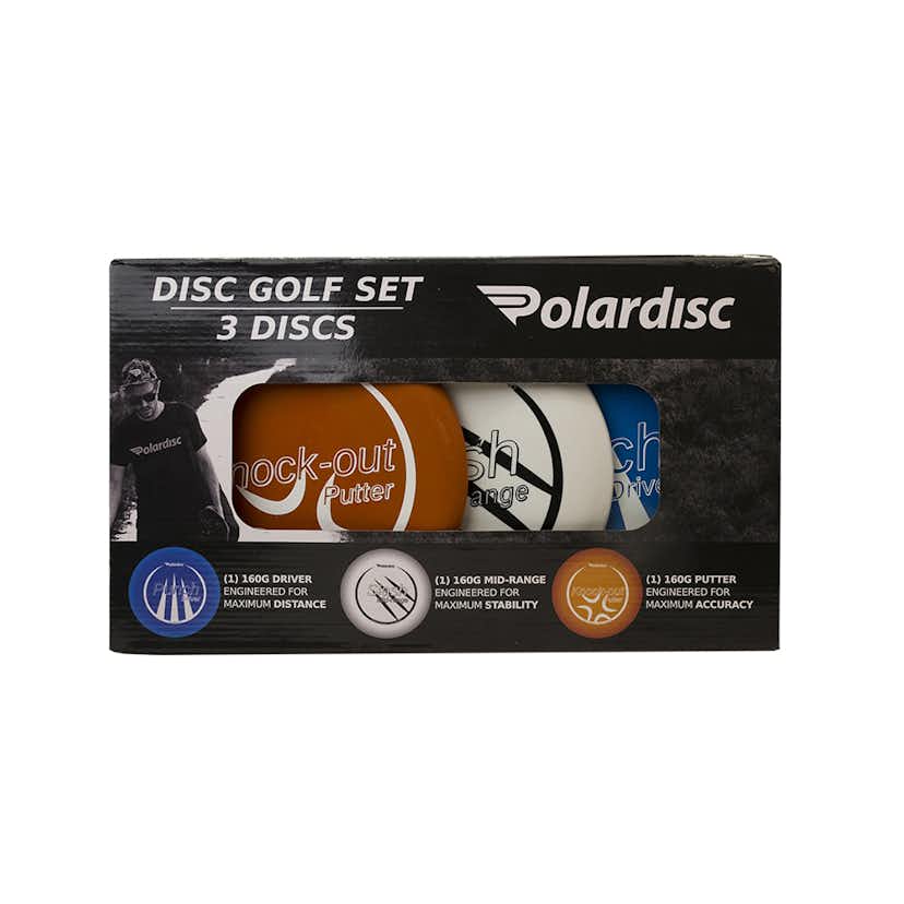Sportutrustning Polardisc 3-Disc Frisbeegolfset