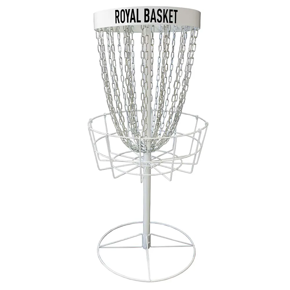 Frisbeegolfkorg Viking Discs Royal Basket Stålkorg Vit