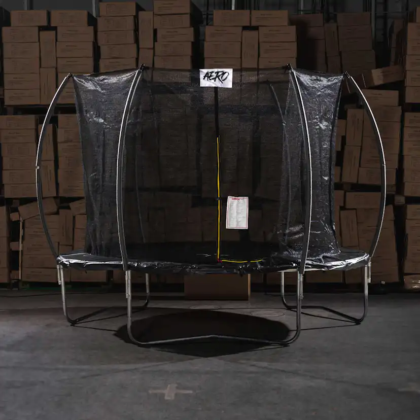 Studsmatta React Aero Trampolin med Skyddsnät Ø4,27m