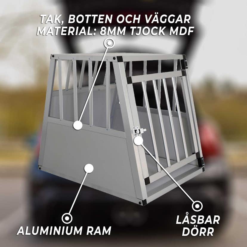 Hundbur Trekker S 54x69x60 cm