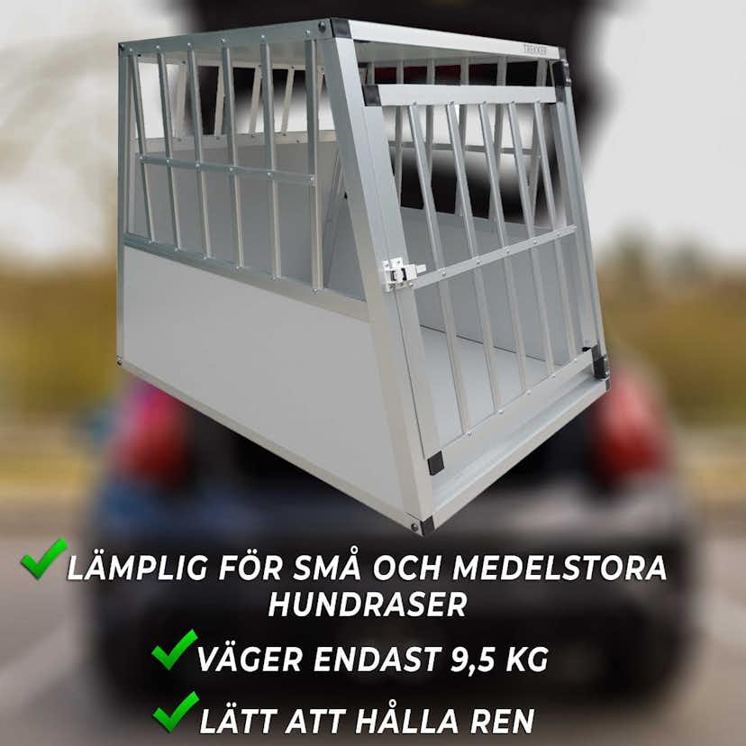 Hundbur Trekker M 65x90x69,5 cm