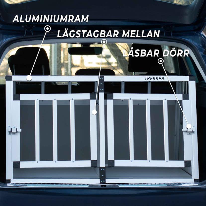 Hundbur Trekker XXL 104x90,5x69,5 cm