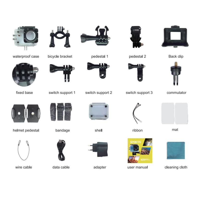 Actionkamera React Brave 800 v2