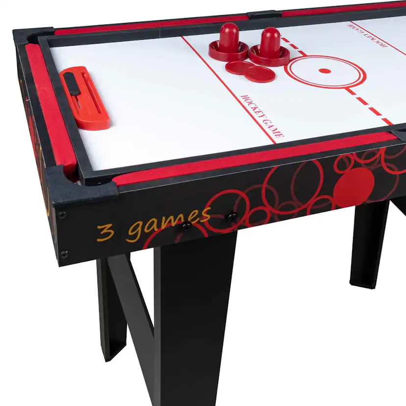 Kombinationsbord ProSport 3-in-1 Spelbord med Airhockey, Bordtennis & Biljard