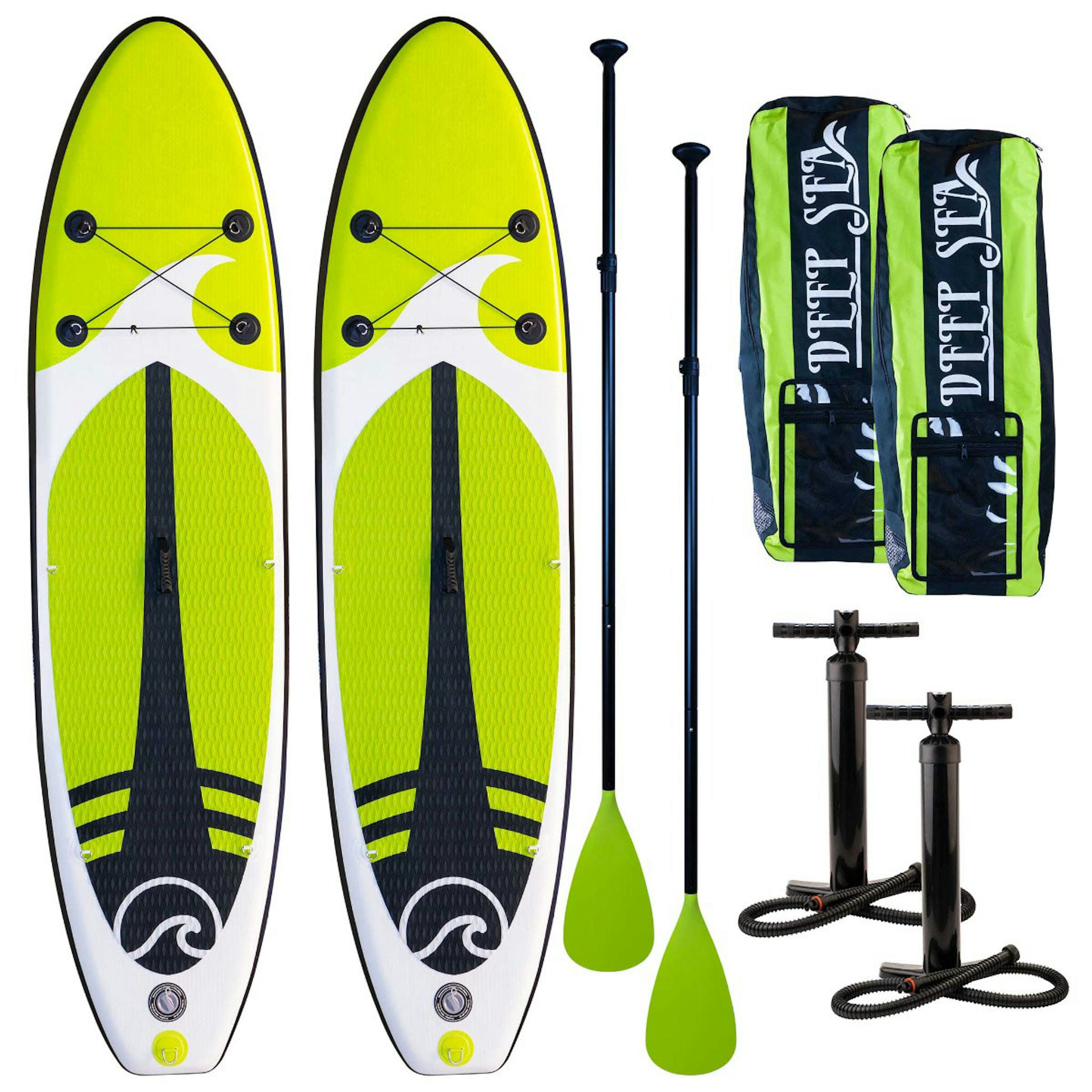 Stand-up Paddleboard Deep Sea SUP-brädset Pro 2-pack