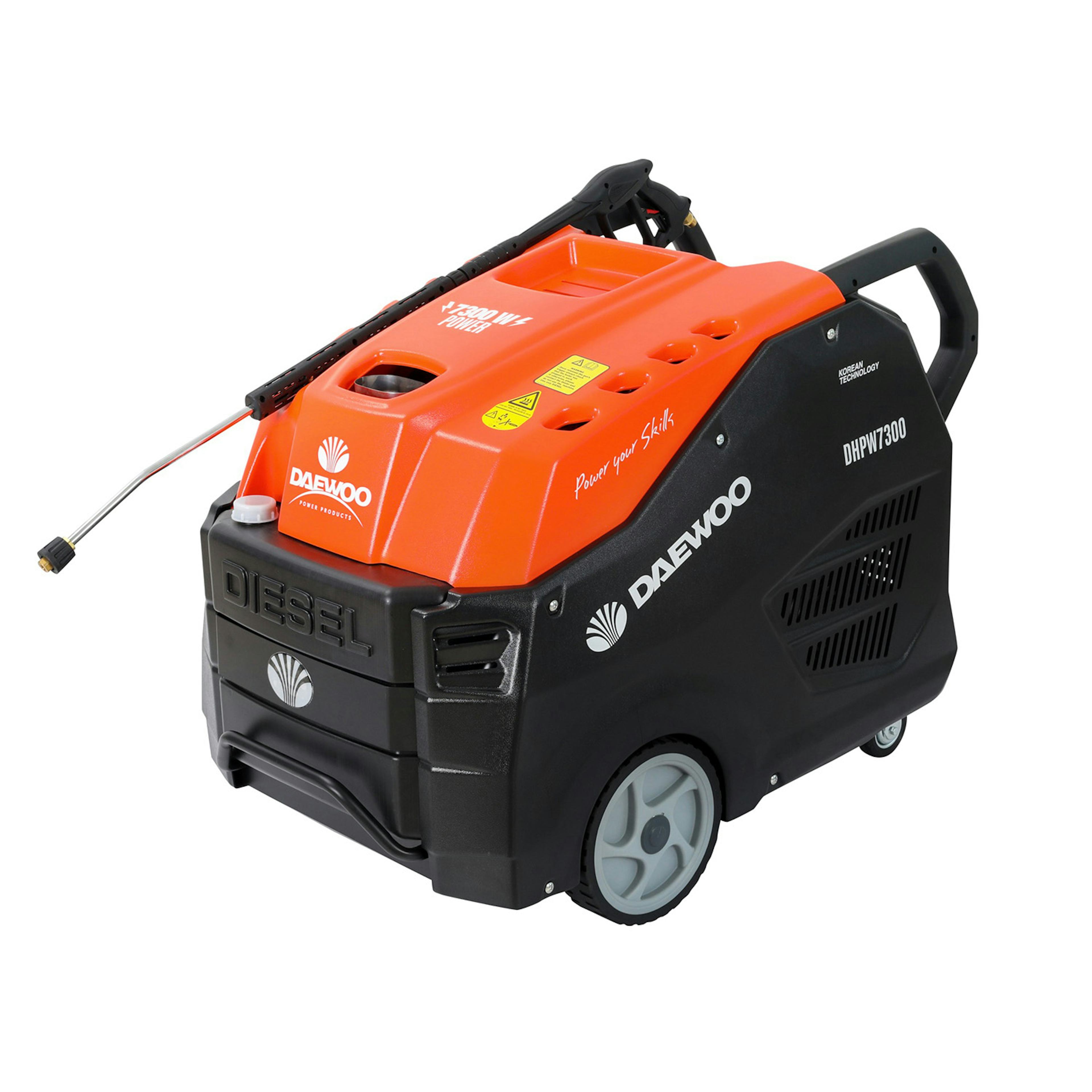 Högtryckstvätt Daewoo DWP7300 Dieselvärmd 200 bar, 900 l/h