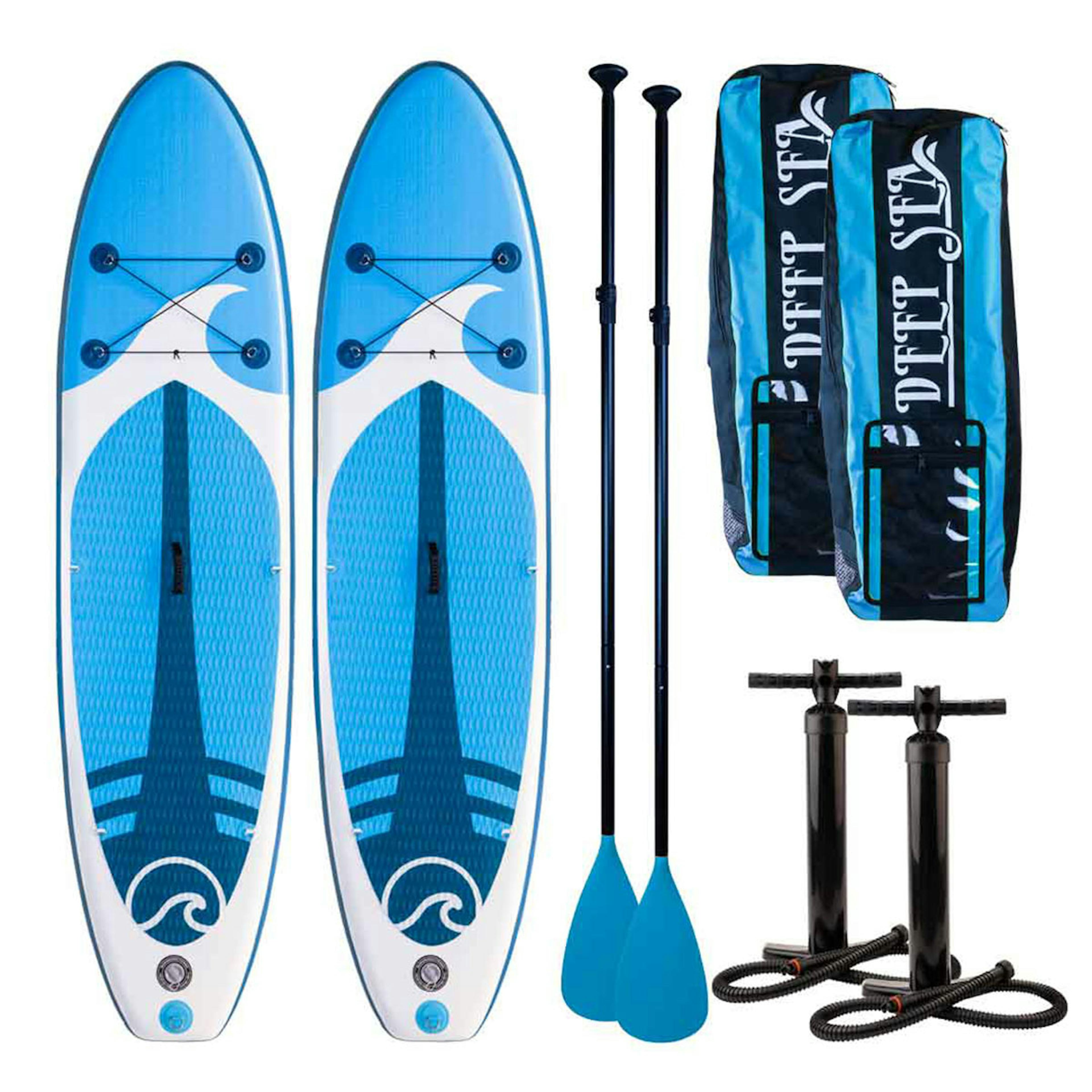 Stand-up Paddleboard Deep Sea SUP-brädset Kayak Pro 2-pack