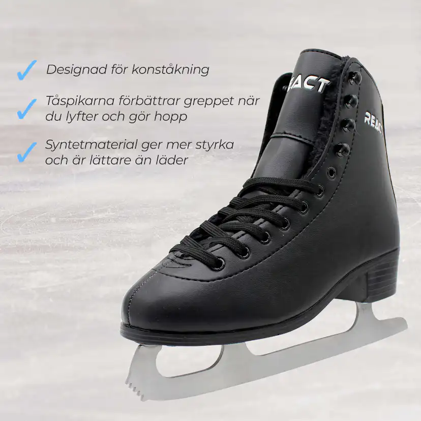 Konståkningsskridskor React Svart