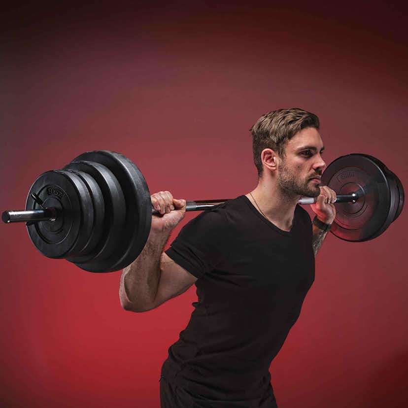 Skivstångsset Fitn Shape 75 kg