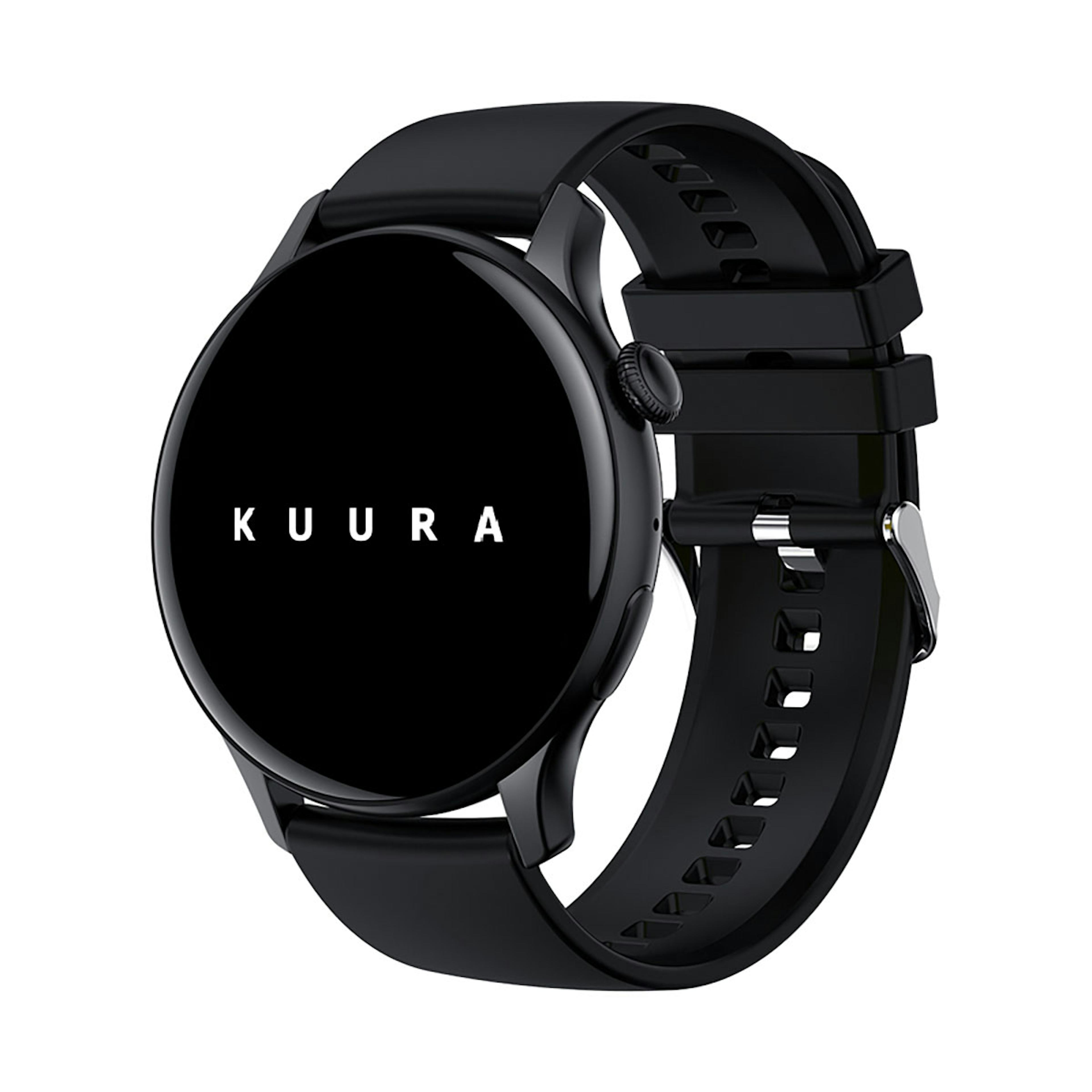 Smartwatch Kuura Function F7 V3 Svart Löparklocka med Pulsmätare